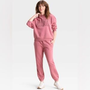 Grayson Threads Dusty Pink Women's Sweatpants Joggers Size XS
